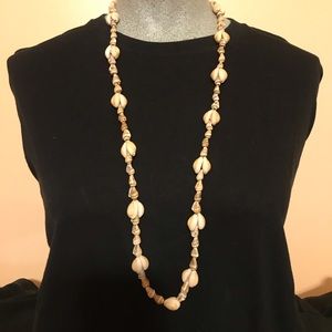 Off white shell necklace